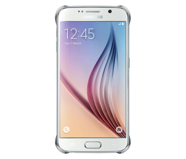 Etui ClearCover do Samsung Galaxy S6 Srebrne - 229383 - zdjęcie 3